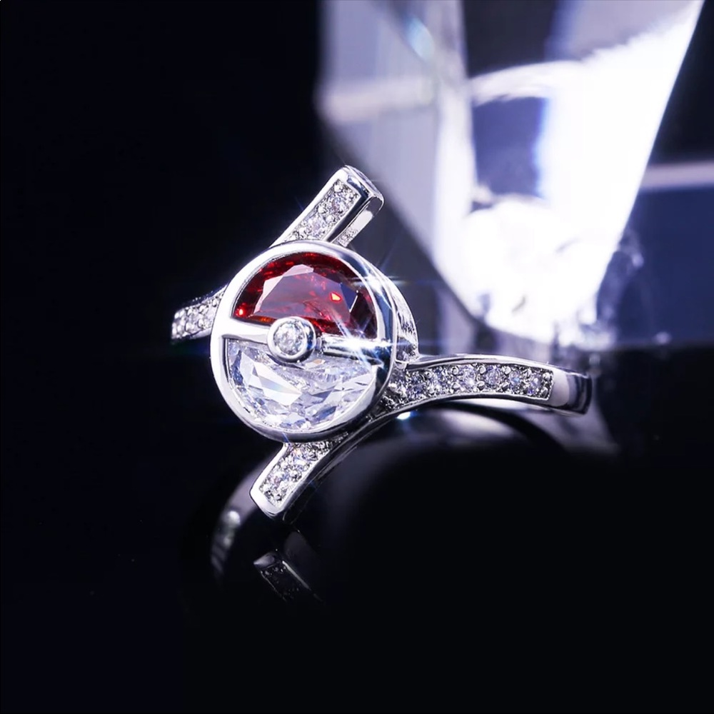 *NEW*925 Silver Unique Design Zircon Ring - Picture 4 of 6